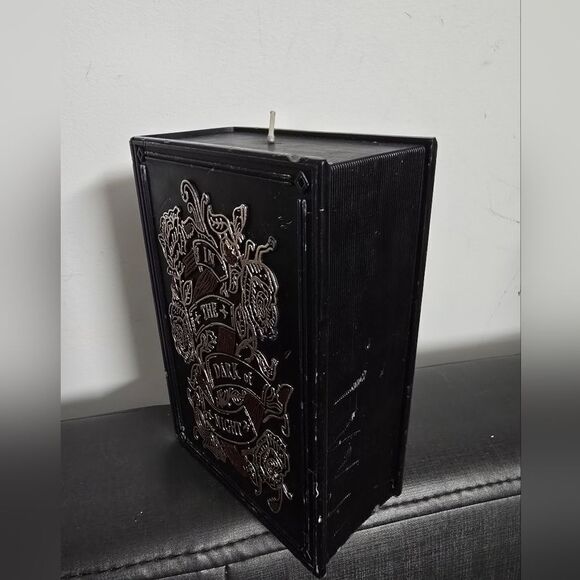 Lot of two Halloween Decor Book of Spells and Poison Bottle Candle - Picture 3 of 14